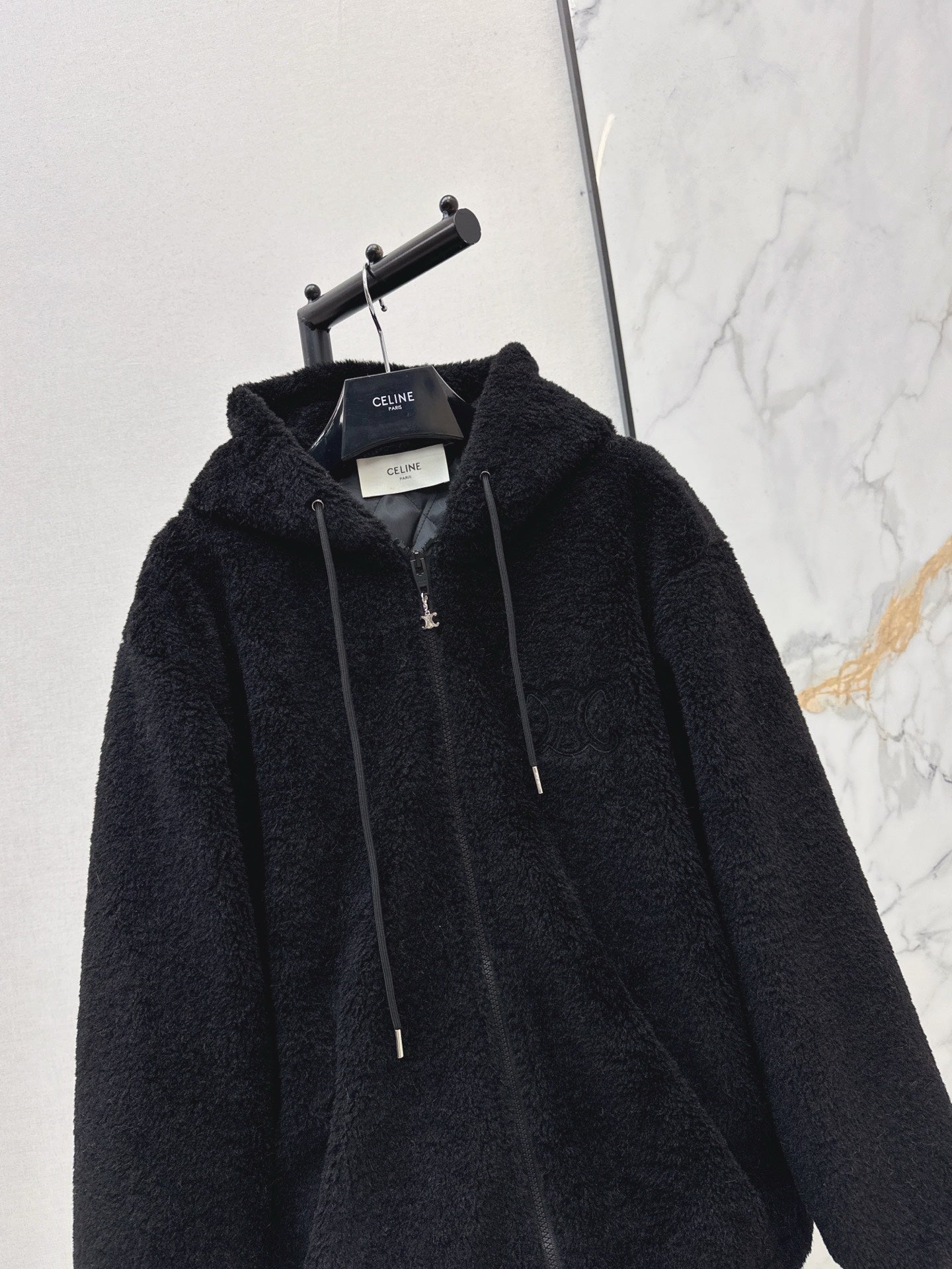 Celi 25fw hooded fleece jacket