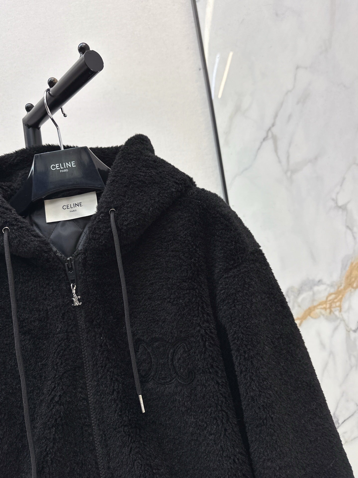 Celi 25fw hooded fleece jacket