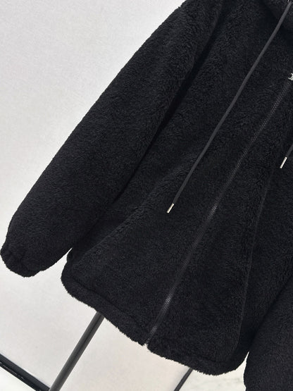 Celi 25fw hooded fleece jacket