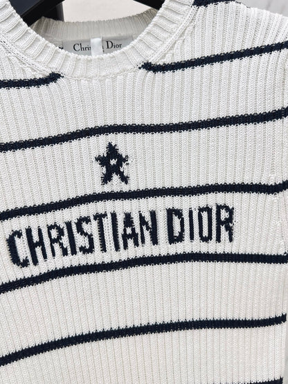 CD 25fw stripe knit t-shirt