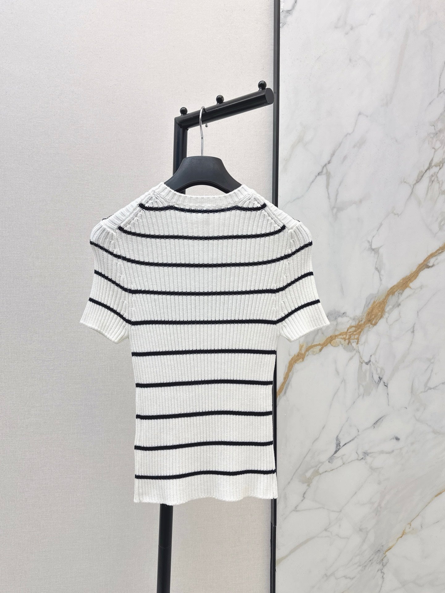 CD 25fw stripe knit t-shirt