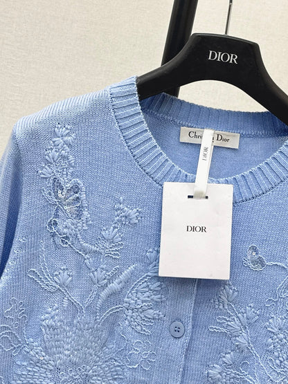 CD 25fw embroidery cardigan