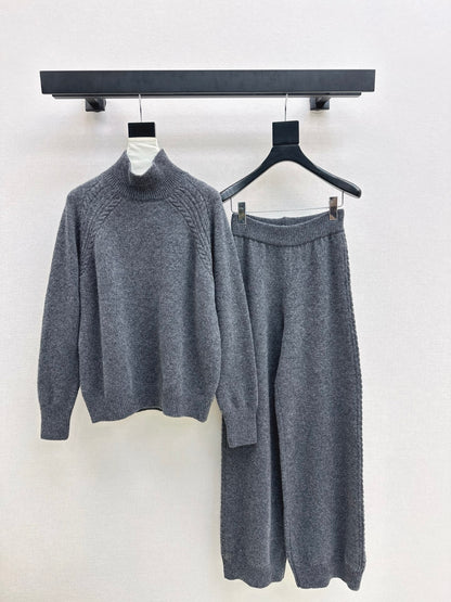 Loro 25fw wool pullover pants set