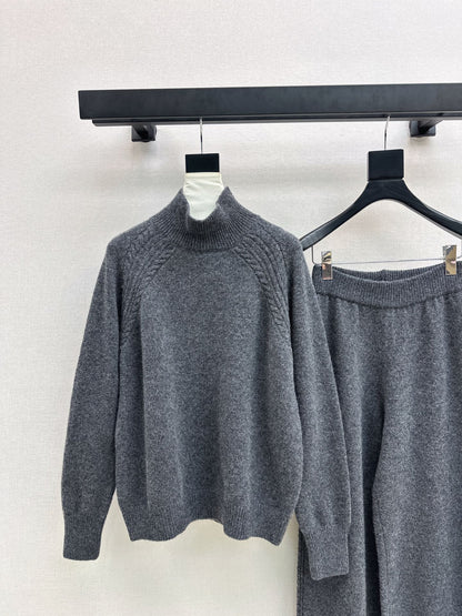 Loro 25fw wool pullover pants set