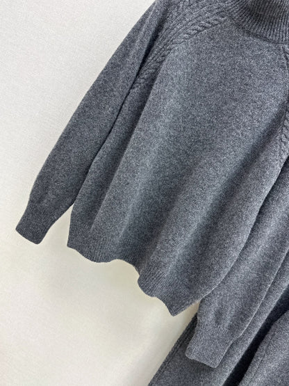 Loro 25fw wool pullover pants set