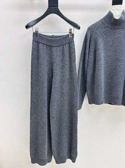 Loro 25fw wool pullover pants set