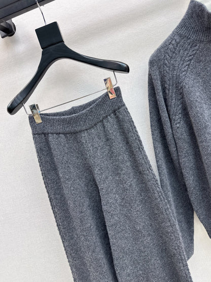 Loro 25fw wool pullover pants set