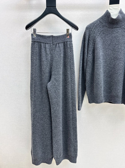 Loro 25fw wool pullover pants set