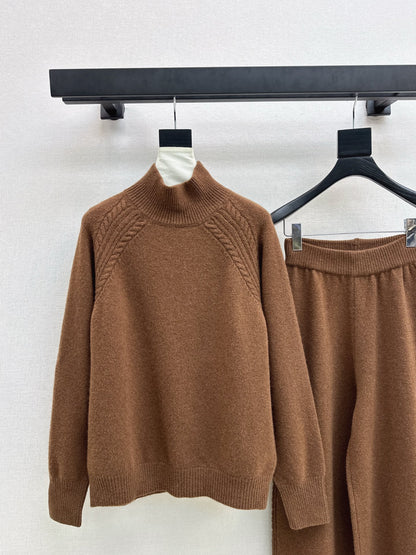 Loro 25fw wool pullover pants set