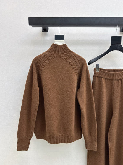 Loro 25fw wool pullover pants set