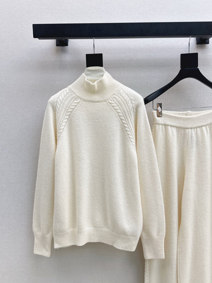 Loro 25fw wool pullover pants set