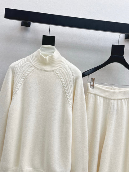 Loro 25fw wool pullover pants set