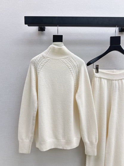Loro 25fw wool pullover pants set