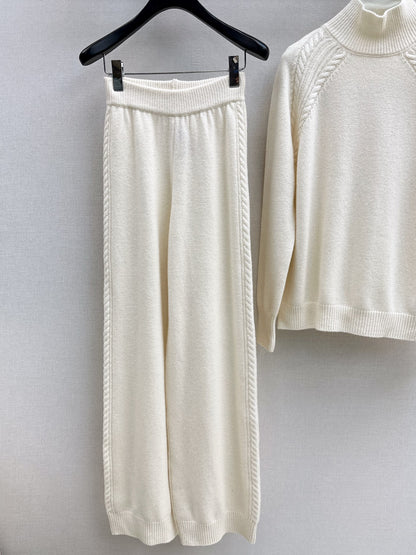 Loro 25fw wool pullover pants set