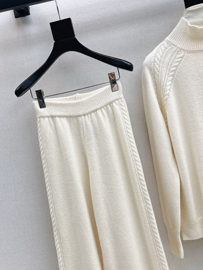 Loro 25fw wool pullover pants set