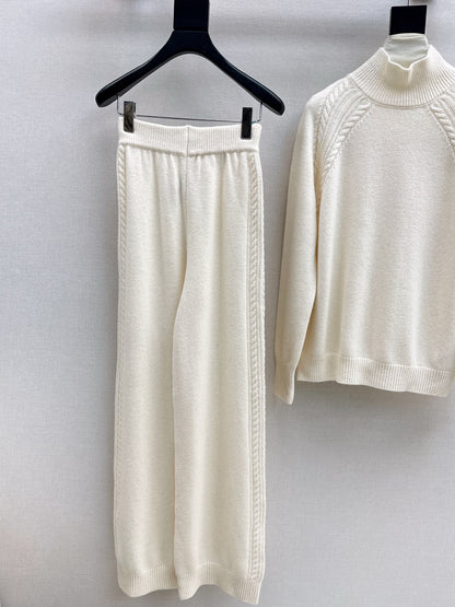 Loro 25fw wool pullover pants set