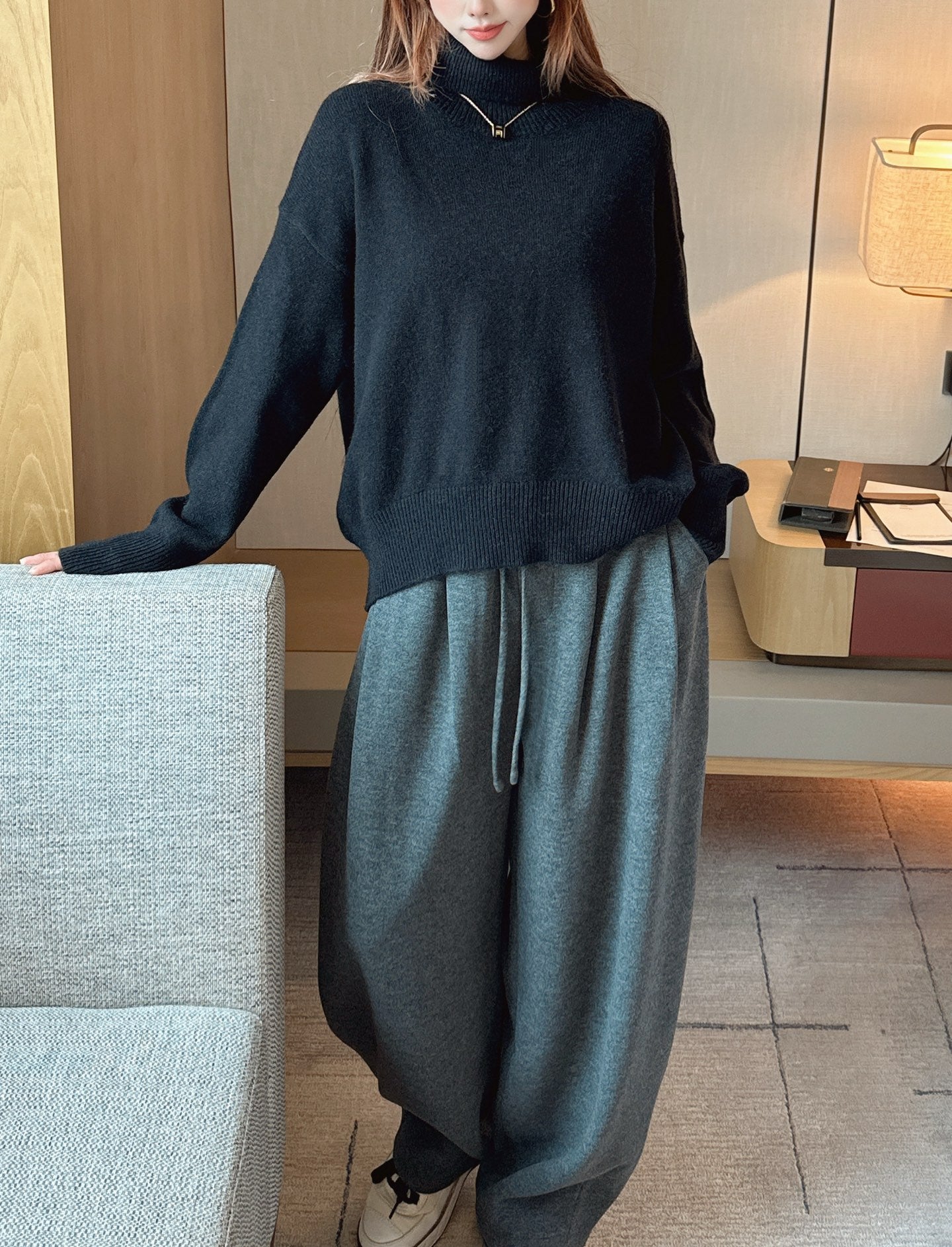 Celi 25fw turtleneck sweater