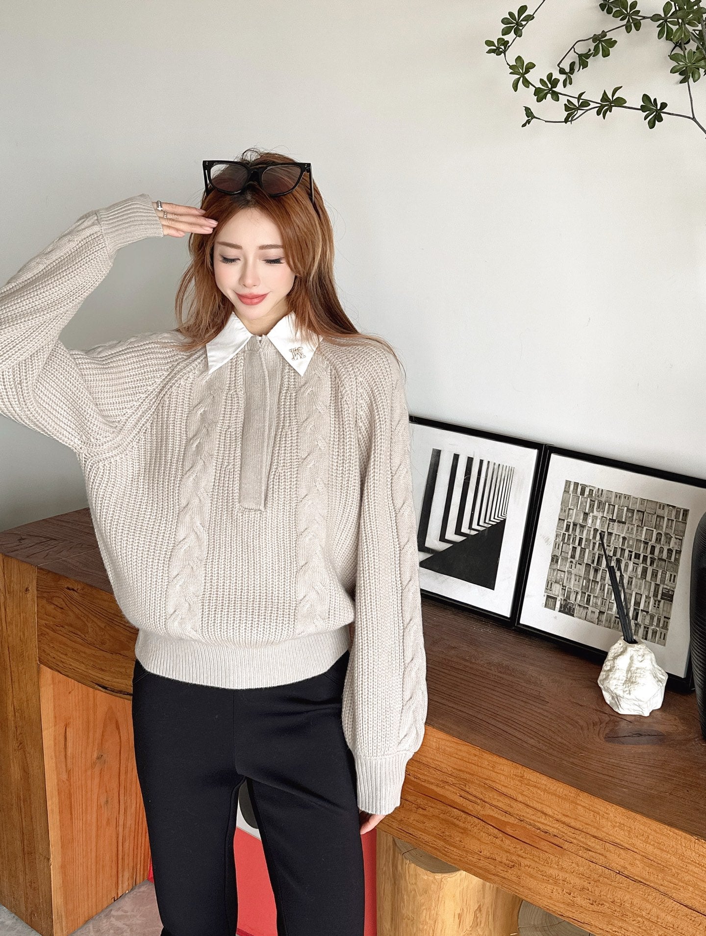 Max 25fw knit sweater