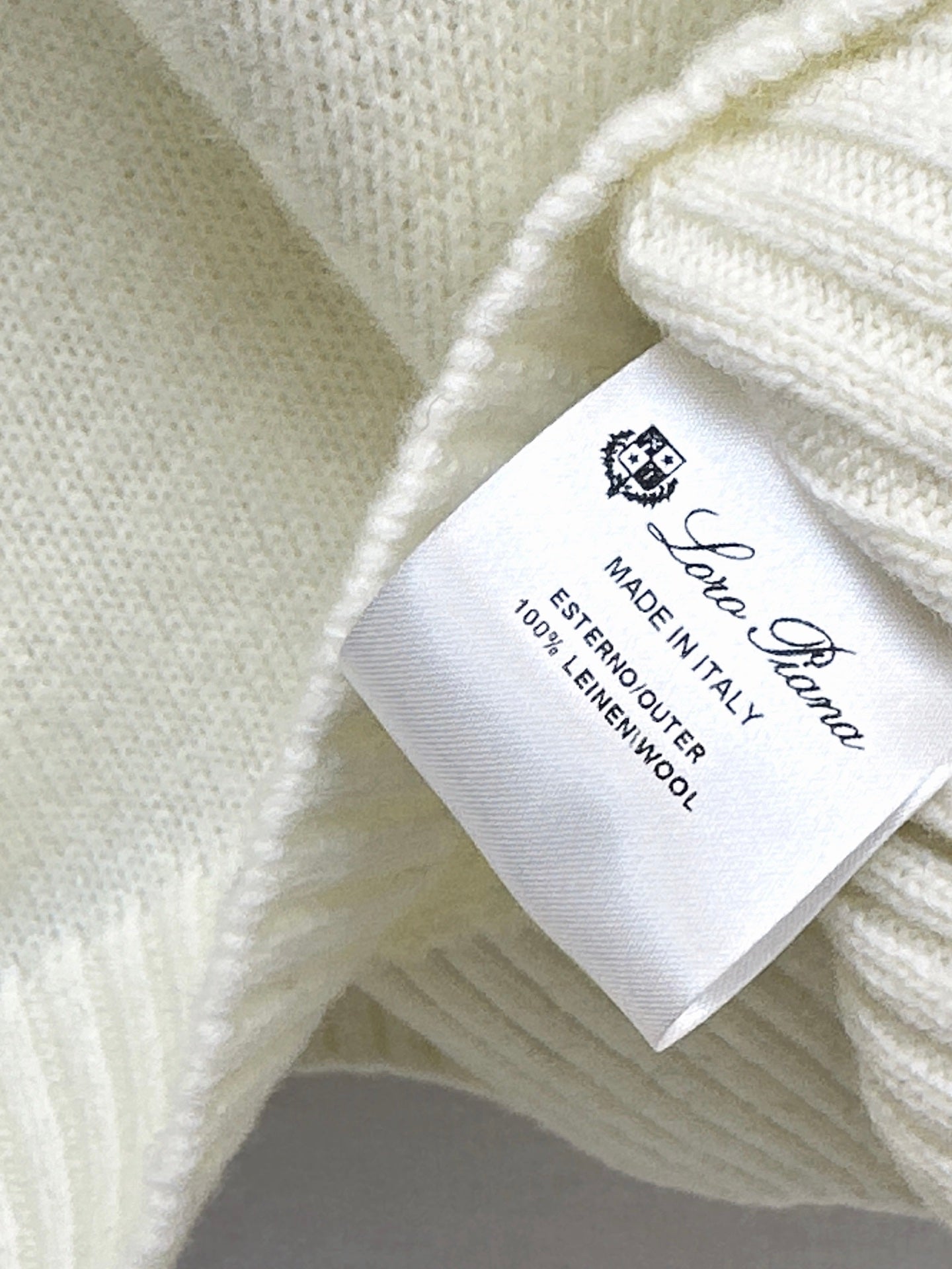 Loro 25fw fair isle sweater