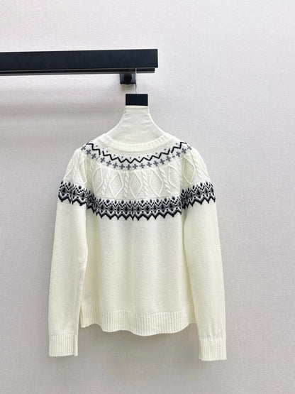 Loro 25fw fair isle sweater