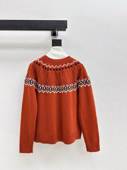 Loro 25fw fair isle sweater