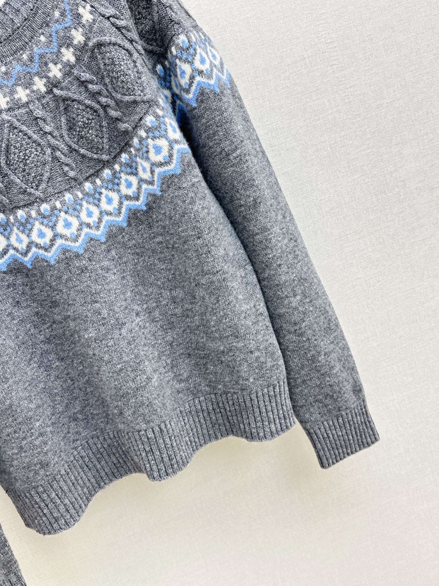 Loro 25fw fair isle sweater