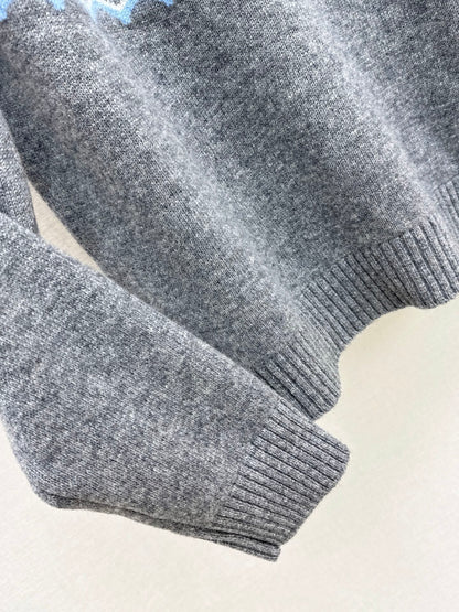 Loro 25fw fair isle sweater