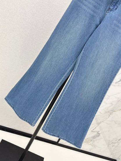 Loe 25fw jeans with woven belt