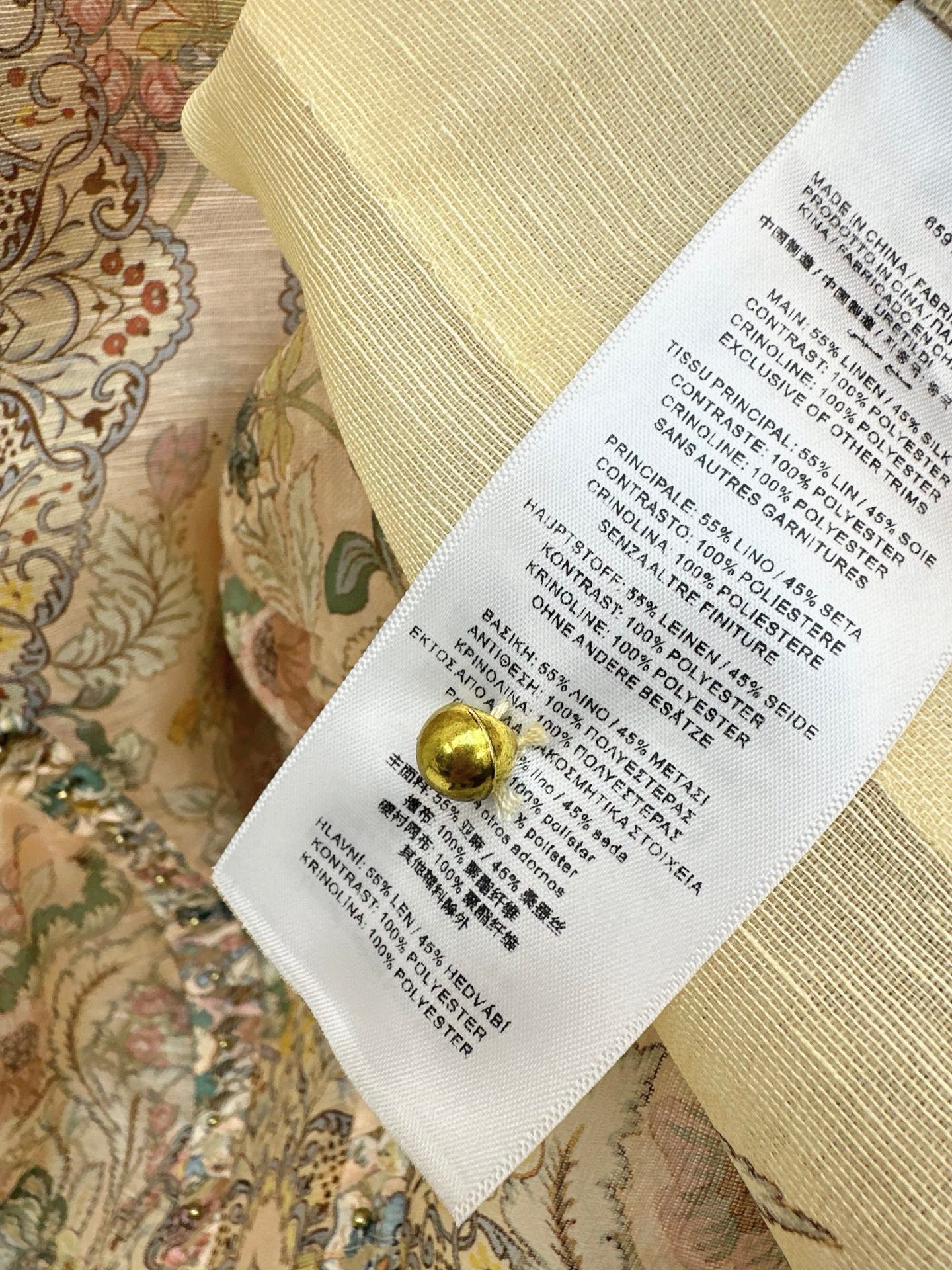 Zimm 25fw print dress