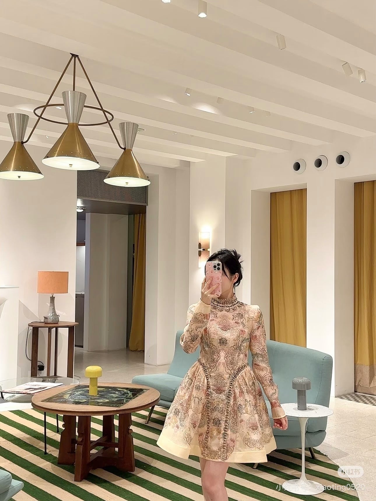 Zimm 25fw print dress