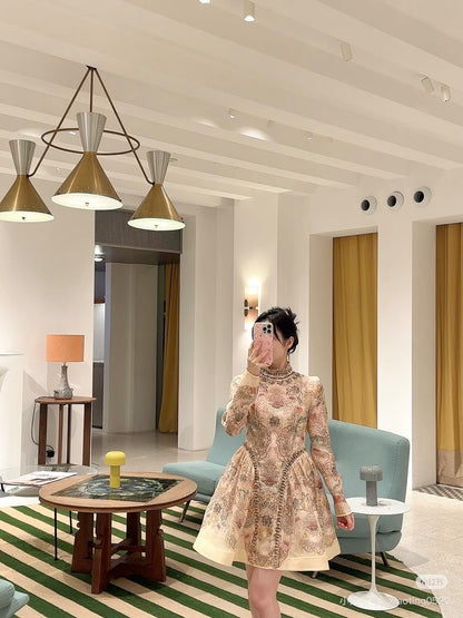 Zimm 25fw print dress