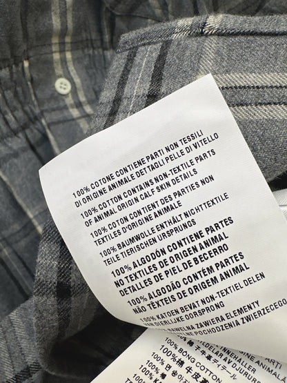 Miu 25fw plaid shirt dress