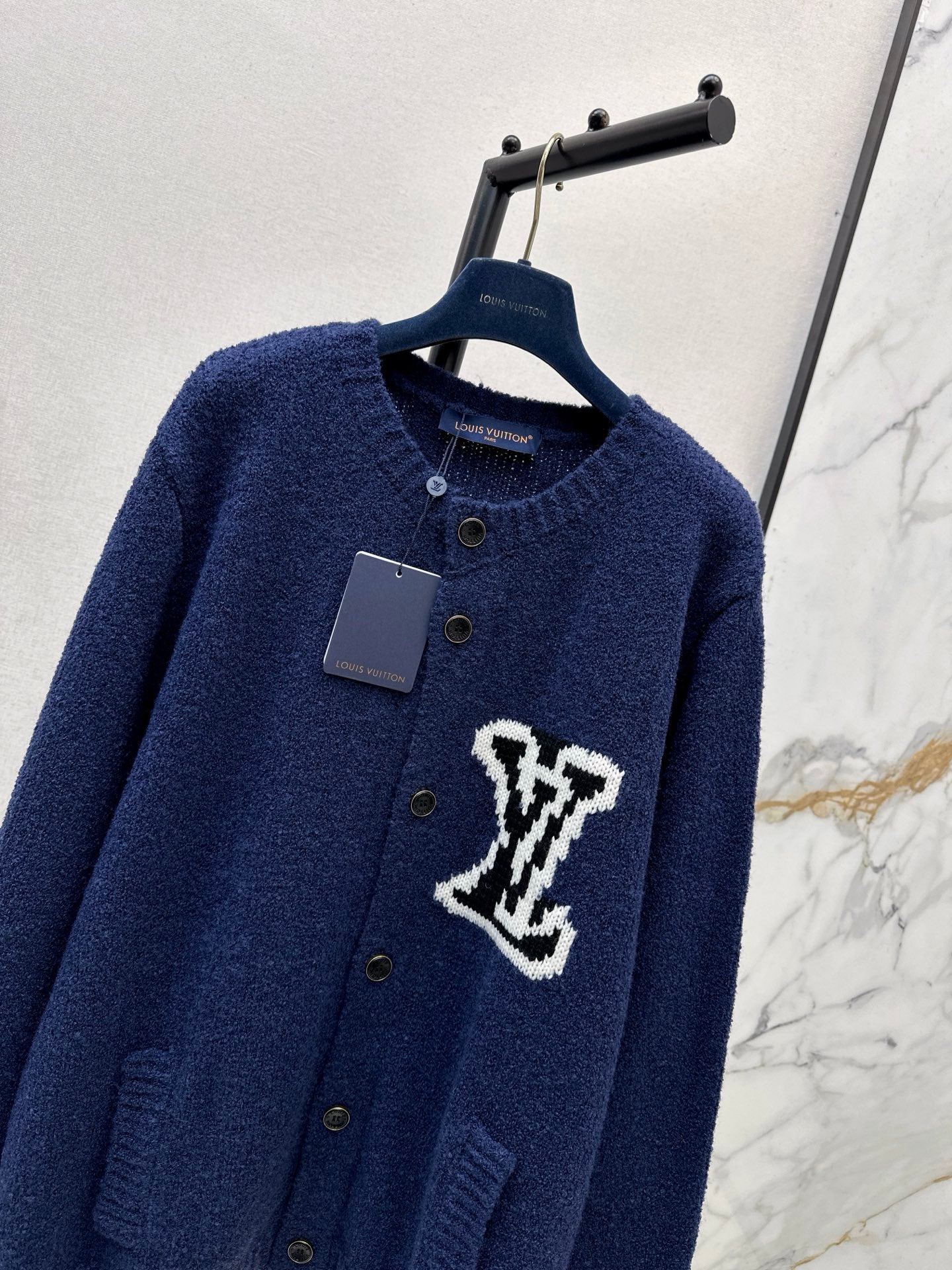 Louis 25fw jacquard cardigan