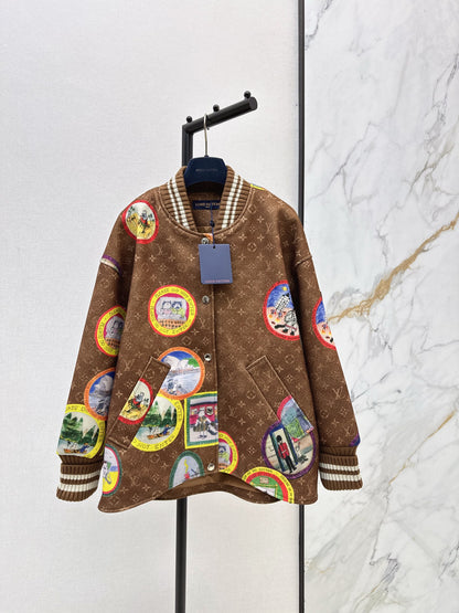 Louis 25fw print jacket
