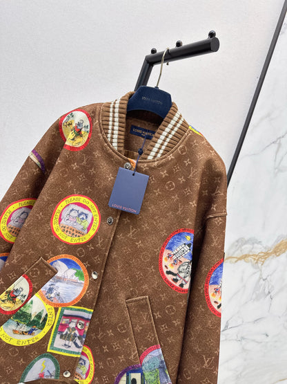 Louis 25fw print jacket