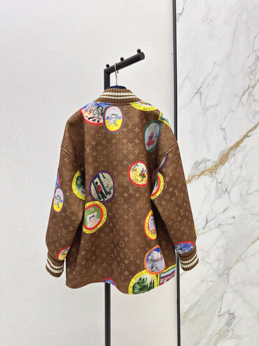 Louis 25fw print jacket
