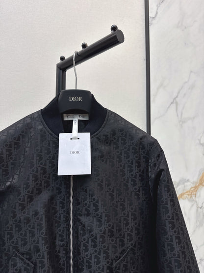 CD 25fw jacquard bomber jacket