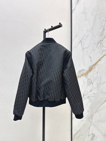 CD 25fw jacquard bomber jacket