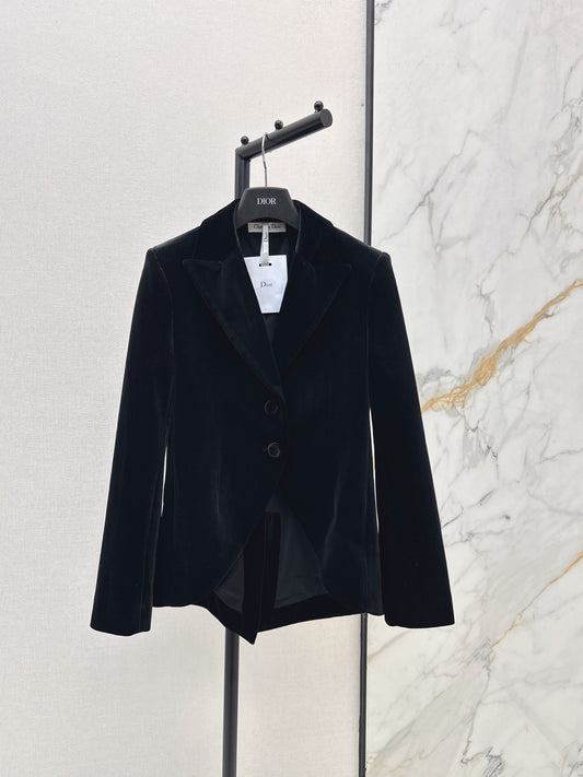 CD 25fw velvet blazer