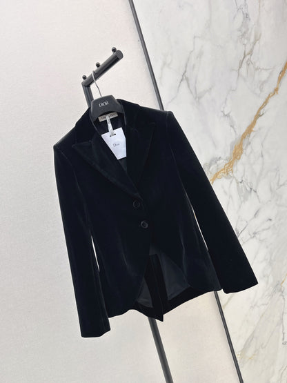 CD 25fw velvet blazer
