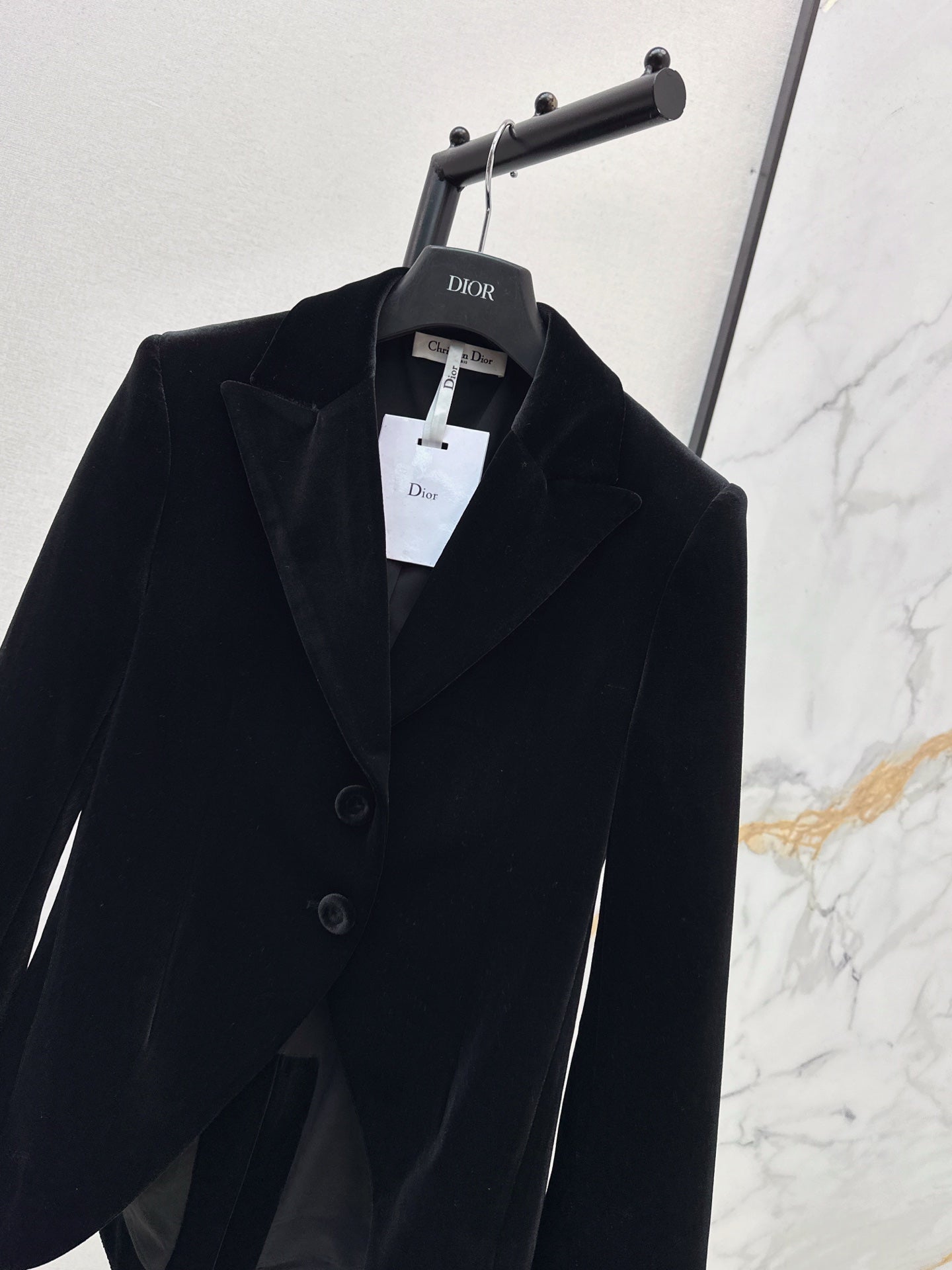 CD 25fw velvet blazer