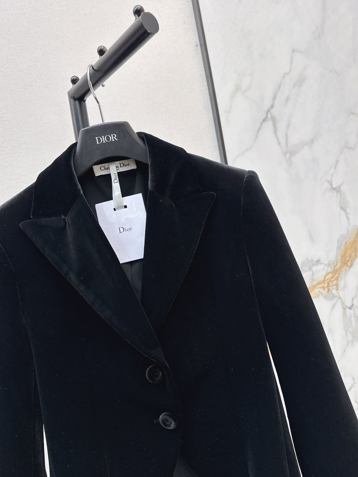 CD 25fw velvet blazer