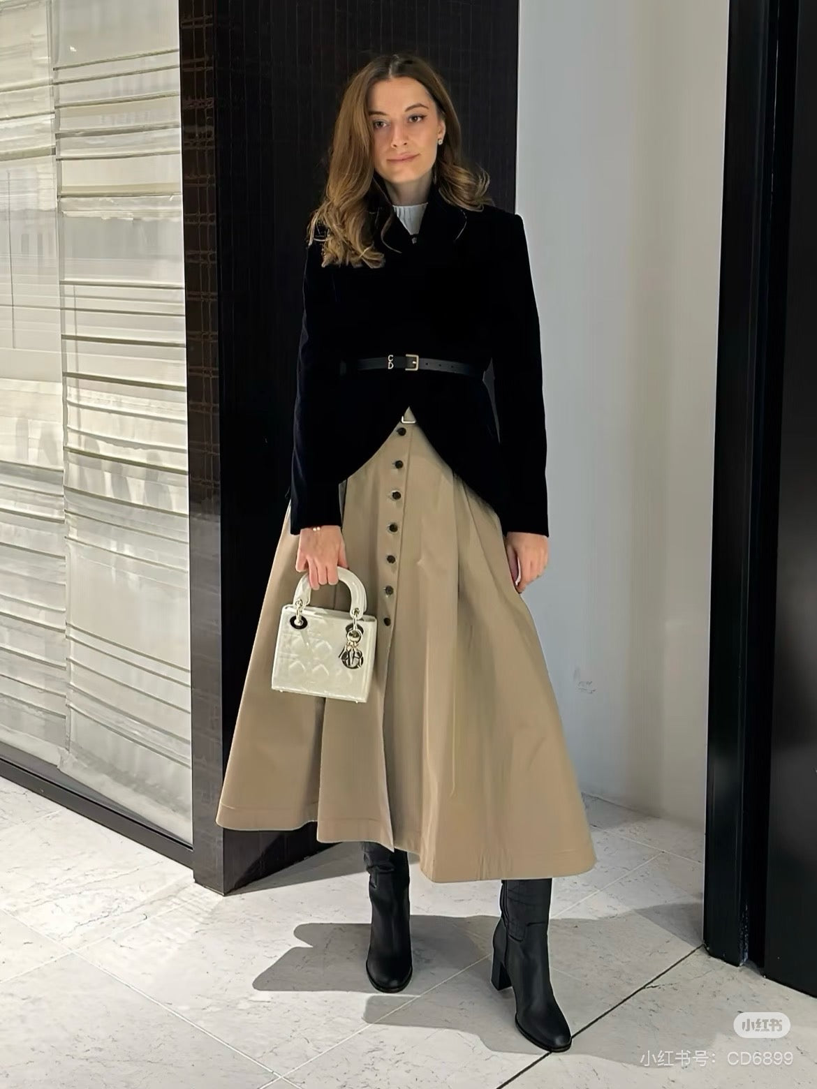 CD 25fw velvet blazer