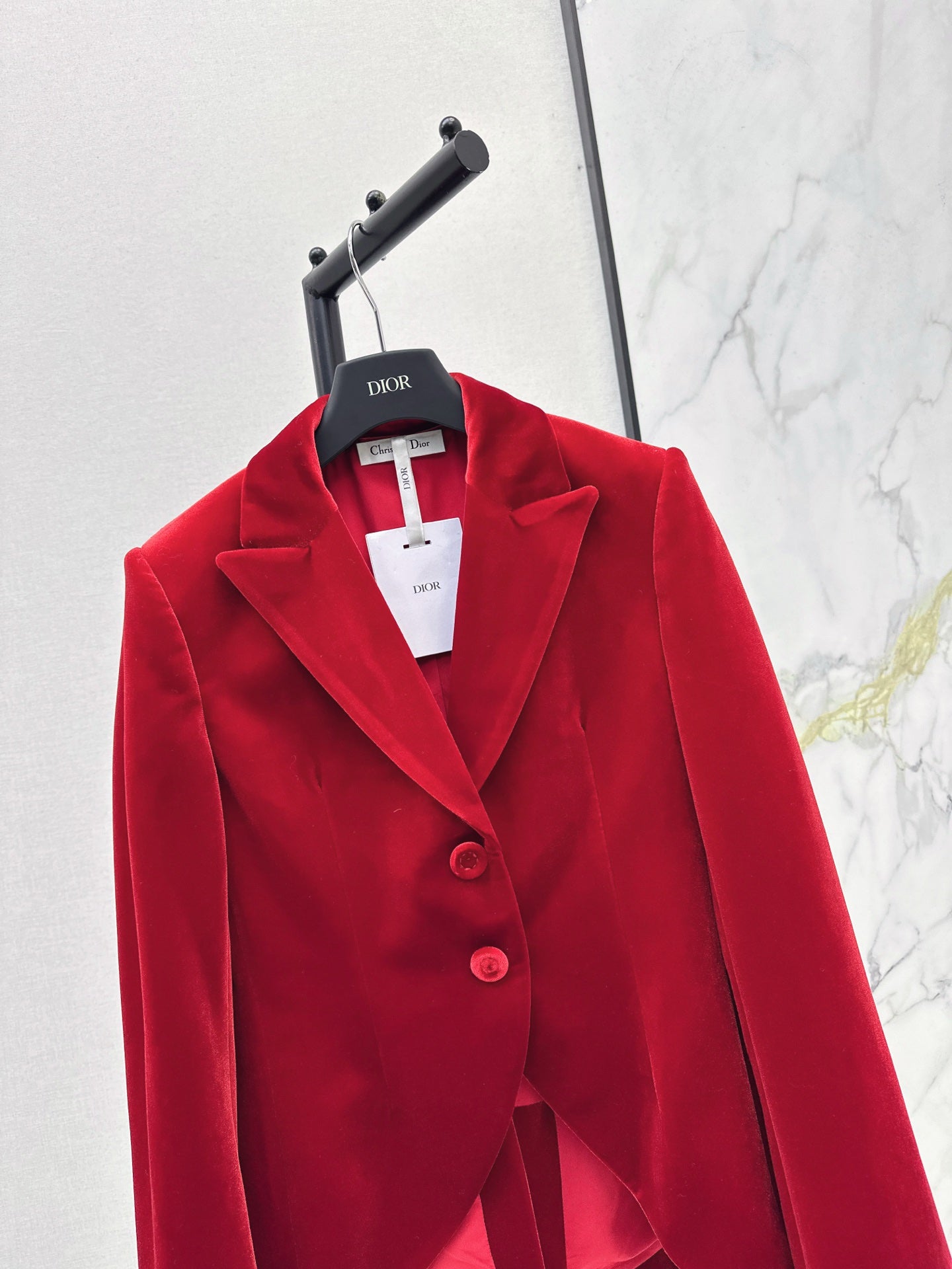 CD 25fw velvet blazer