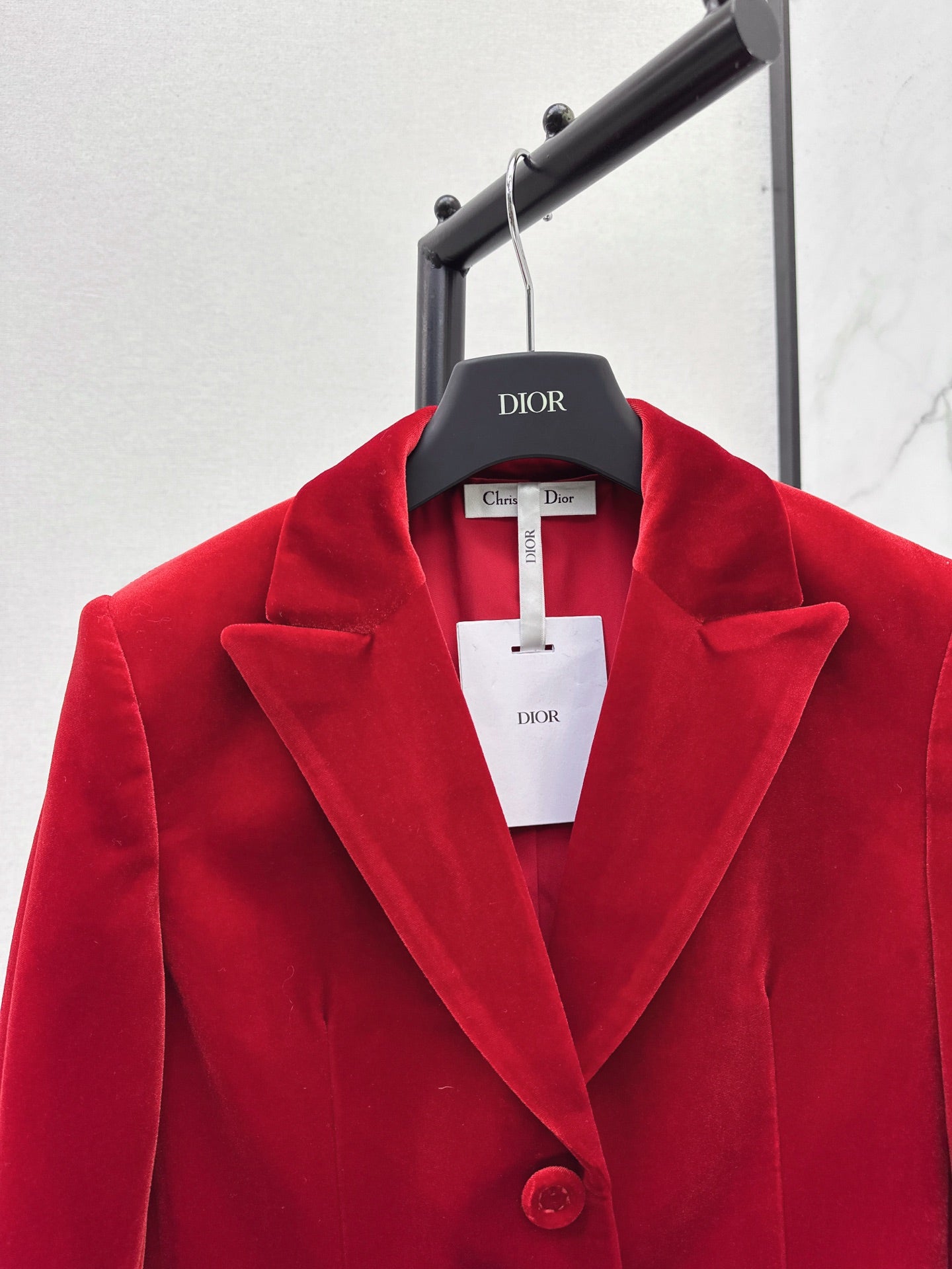 CD 25fw velvet blazer