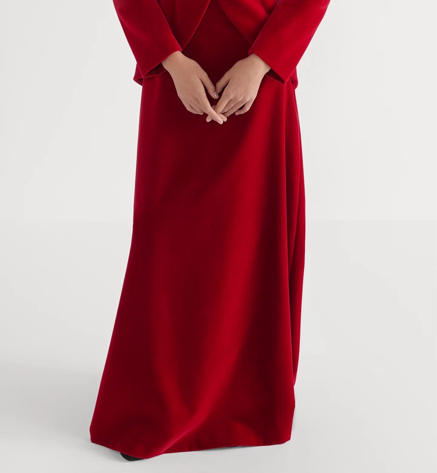 CD 25fw velvet skirt