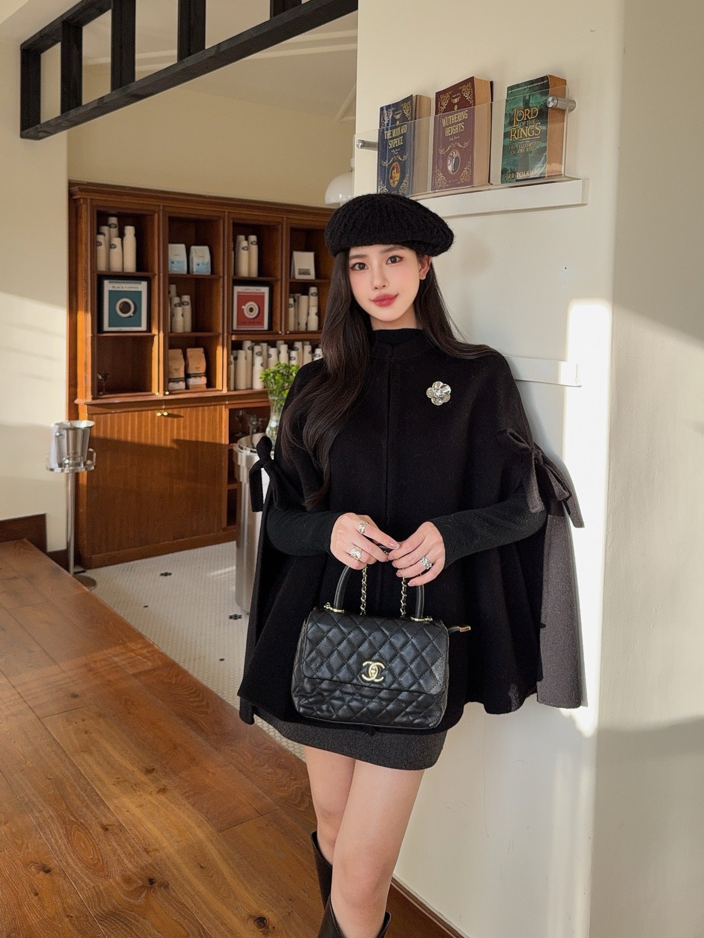 Chan 25fw wool cape coats