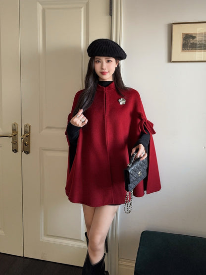 Chan 25fw wool cape coats