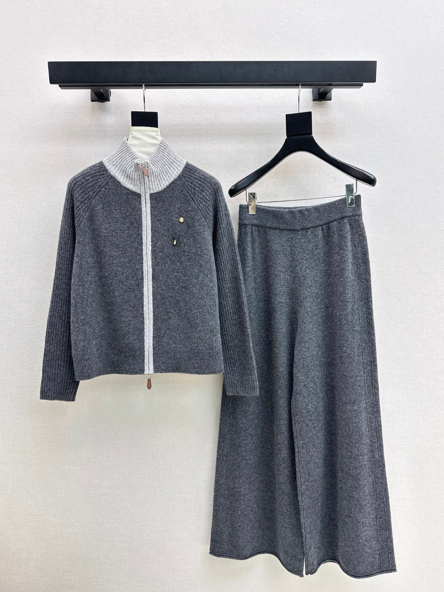 Loro 25fw knit jacket pants set