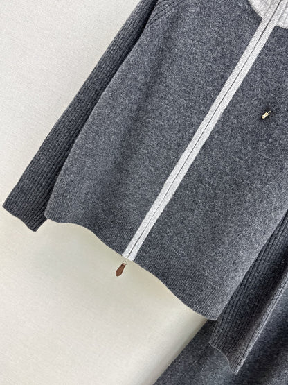 Loro 25fw knit jacket pants set